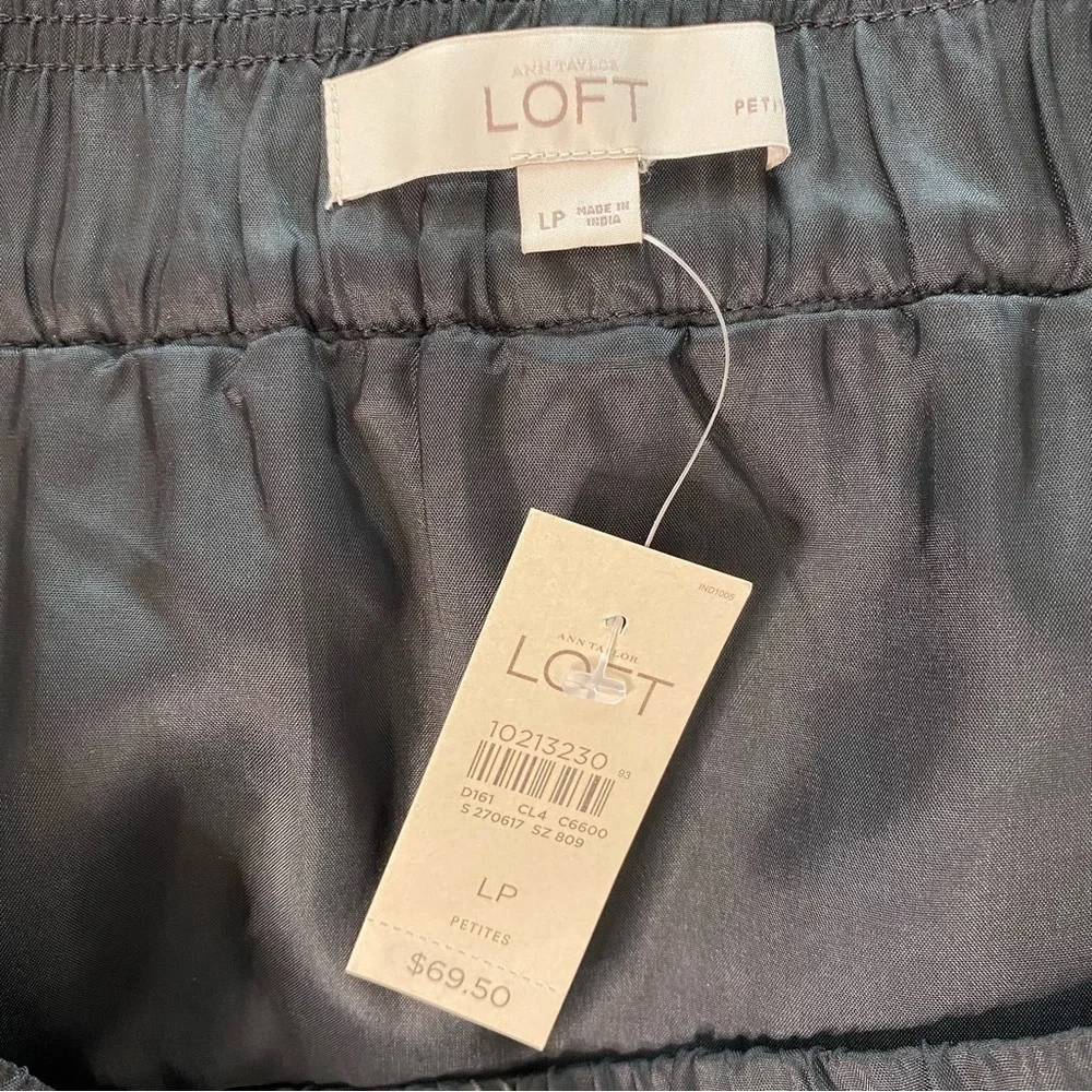 Loft Black Sequin Wool Blend Skirt